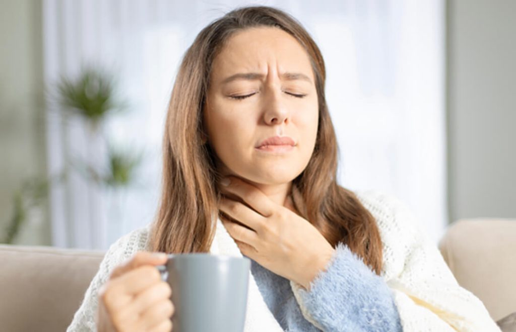 Symptoms of a sore throat get effective treatments at Aroga Pharmacy